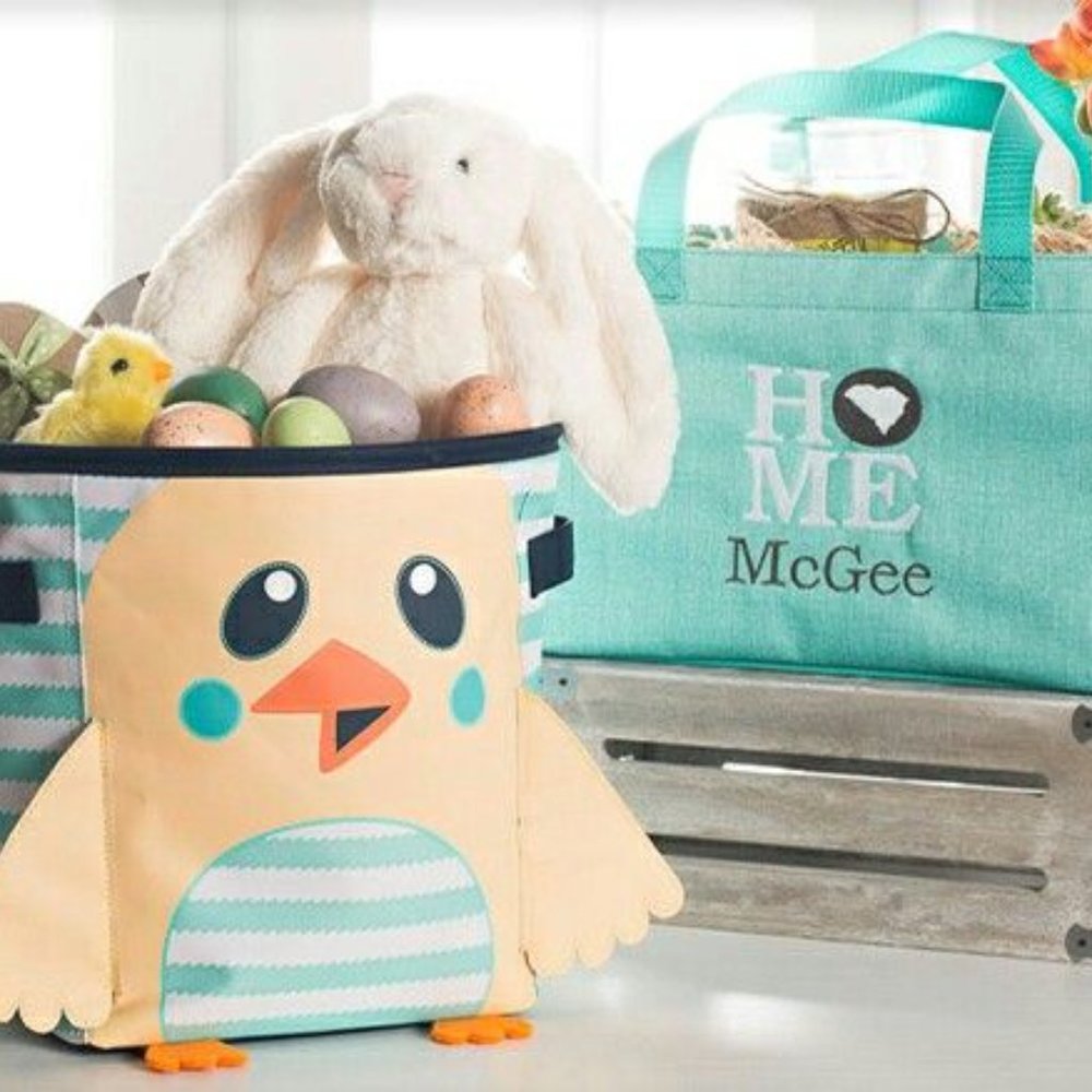 Thirty-One Mini Storage Bin Spring Chick NIP - Picture 2 of 3